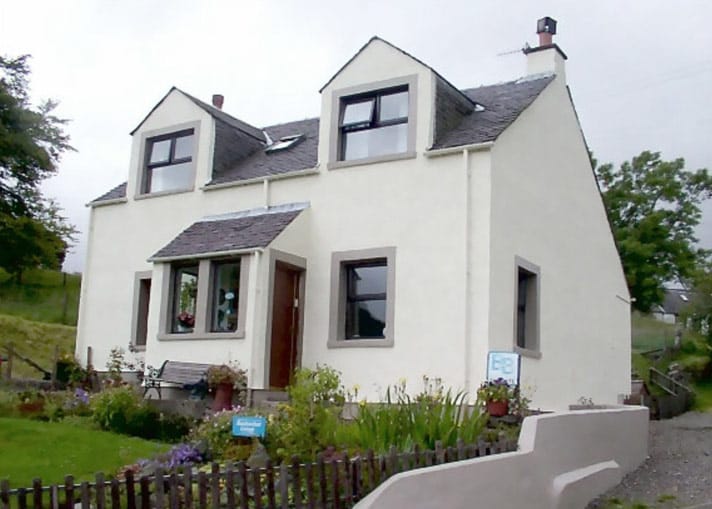 Fresh external wall paint